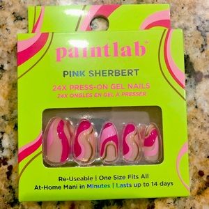 Paint Lab Press-On Gel Nails ( Pink Sherbert )